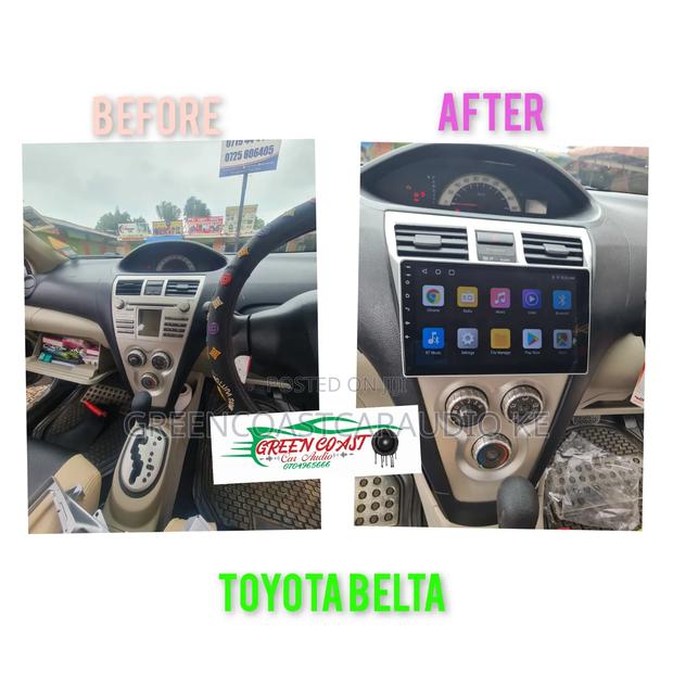 Toyota Belta Installed With Aftermarket Android Radio - main view