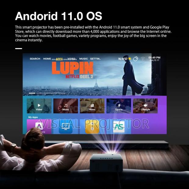 Android Mini Projector Blitzwolf BW-V8 - thumbnail 3