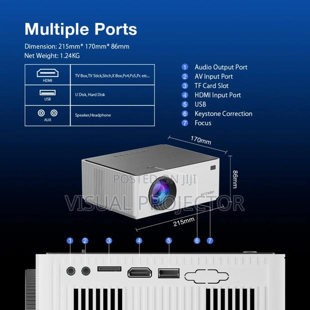 Android Mini Projector Blitzwolf BW-V8 - thumbnail 6