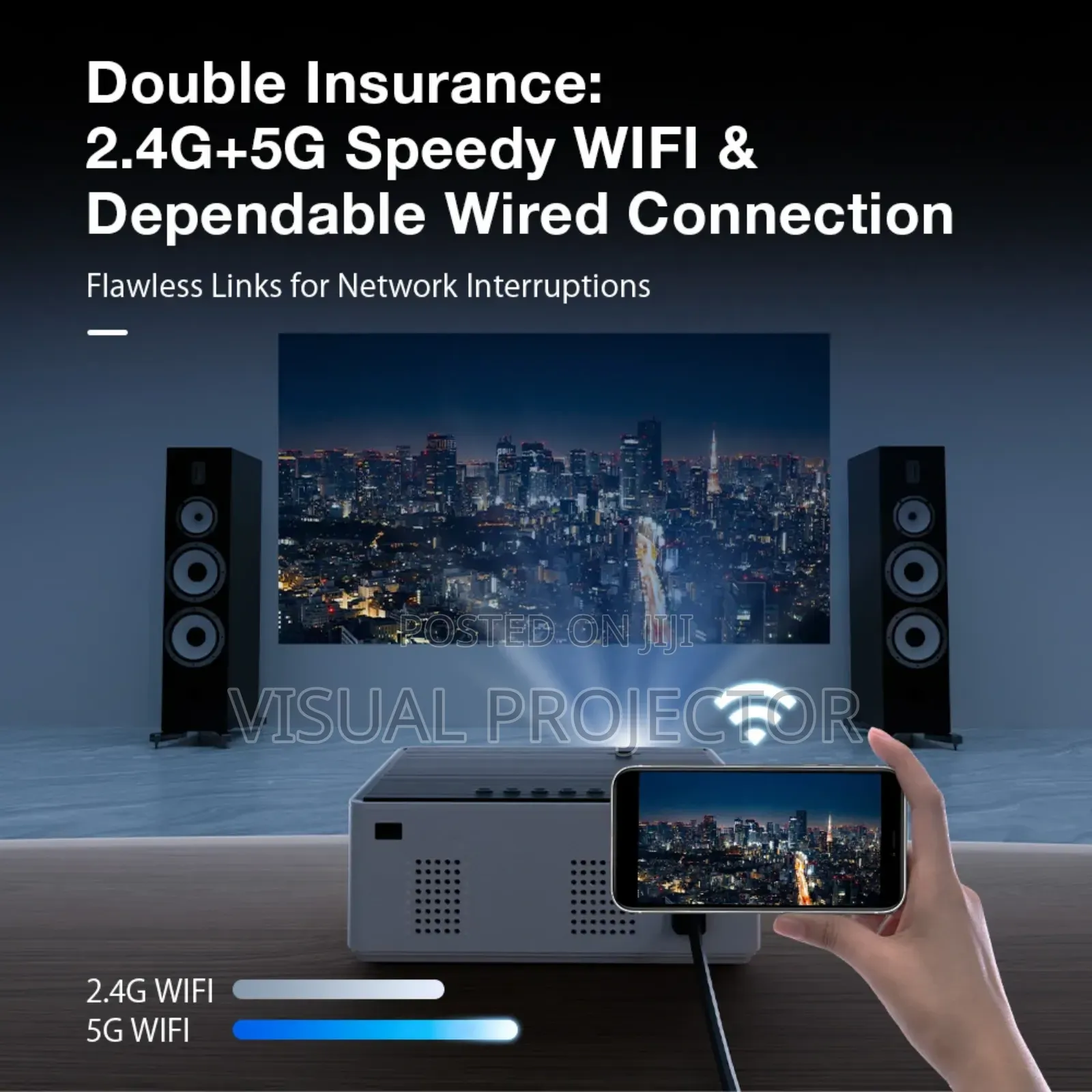 Android Mini Projector Blitzwolf BW-V8