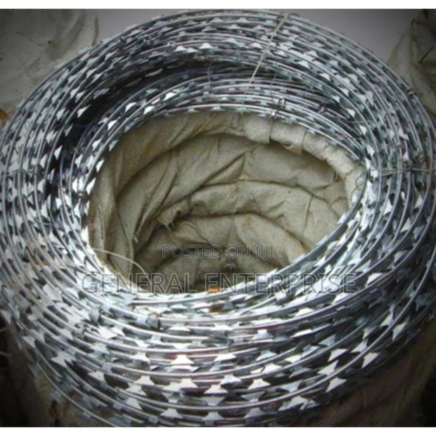 Galvanized Razer Wire Silver