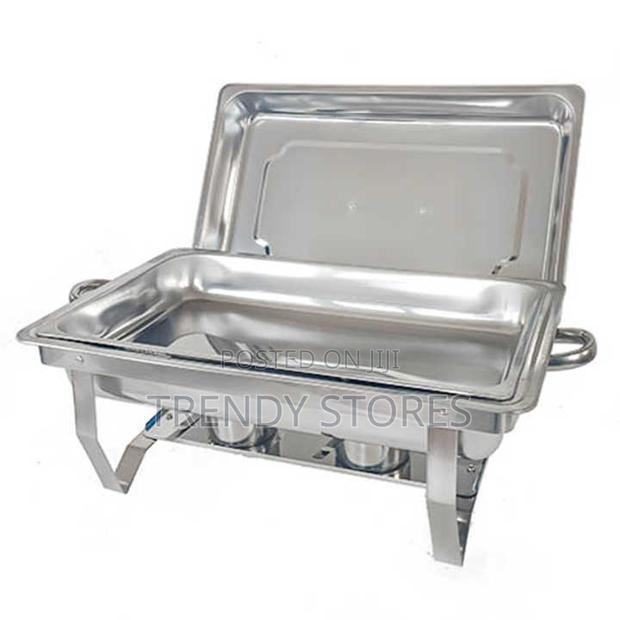 Single 9L Rectangle Chaffing Dish - main view
