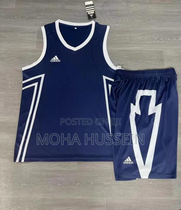 Navy Blue Basketball Volleyball Uniforms