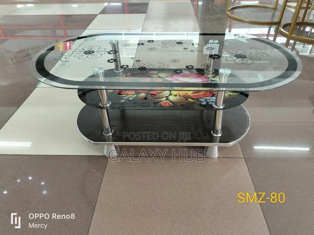 Executive Oval Glass Coffee Table
