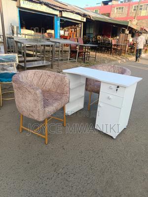 Manicure Set, With Baige Seats and White Table - thumbnail 2