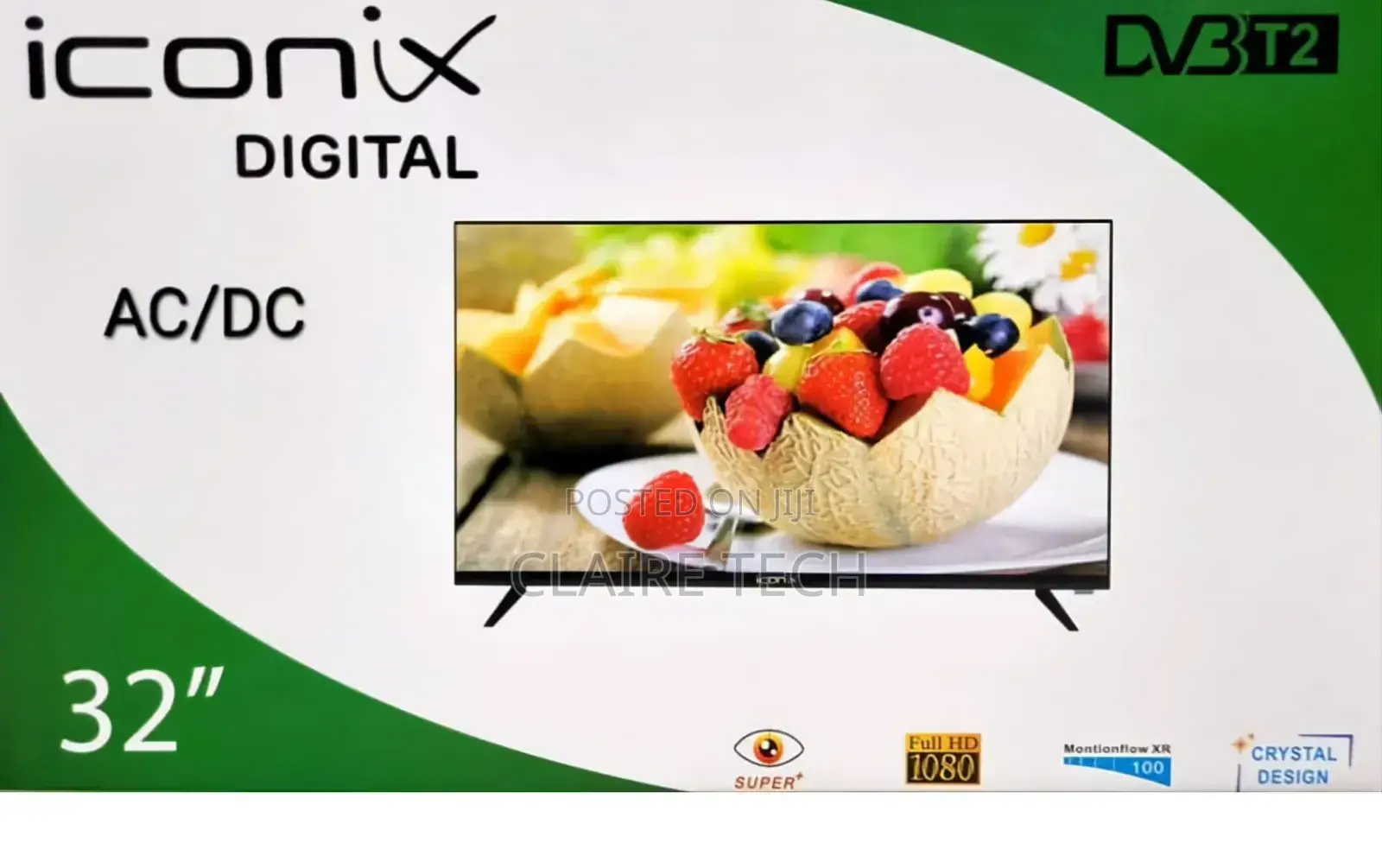 Brand New Iconix 32 Inches Digital AC/DC Tv