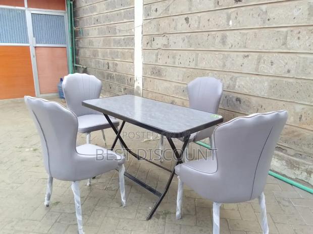 Foldable Dinning Table and Chairs - main view