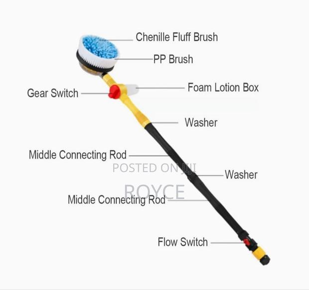Auto Rotating Retractable Car Wash Brush - thumbnail 6