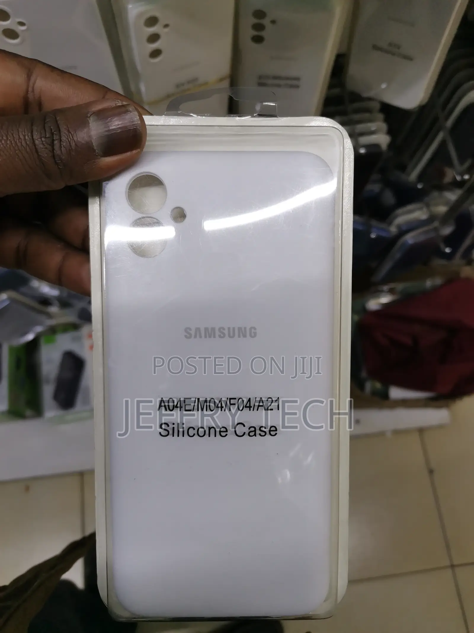 Samsung Galaxy A04E Case 6.5 Inch Liquid Silicone White