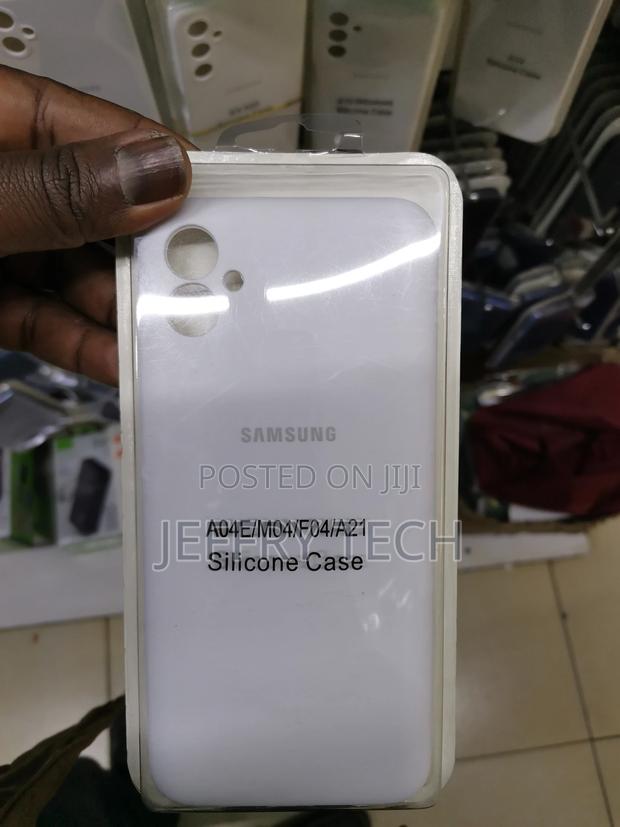 Samsung Galaxy A04E Case 6.5 Inch Liquid Silicone White