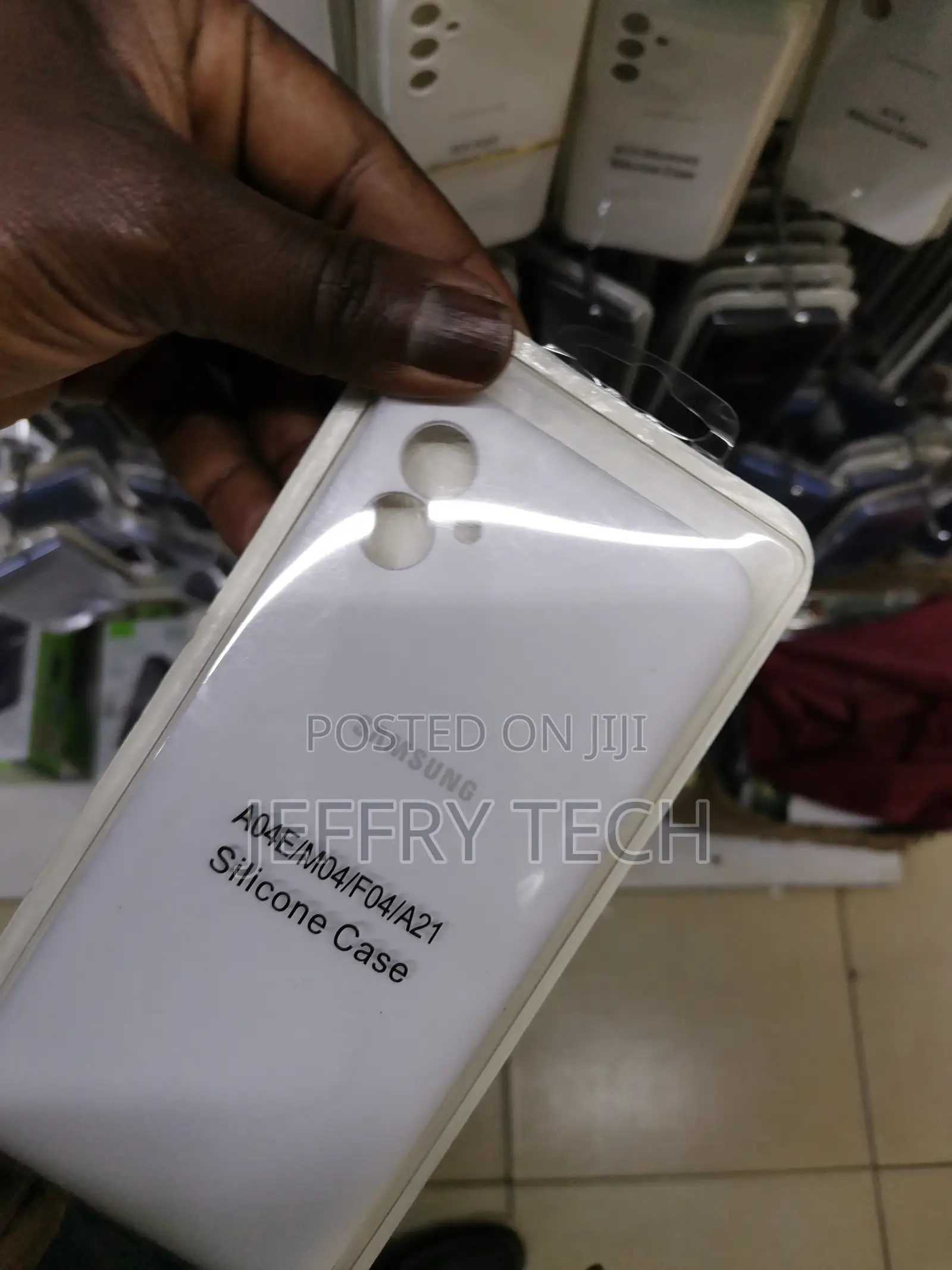 Samsung Galaxy A04E Case 6.5 Inch Liquid Silicone White