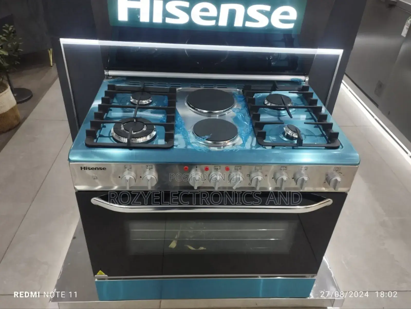 Hisence Cooker 60by 90 1 Electric And 4 Gas