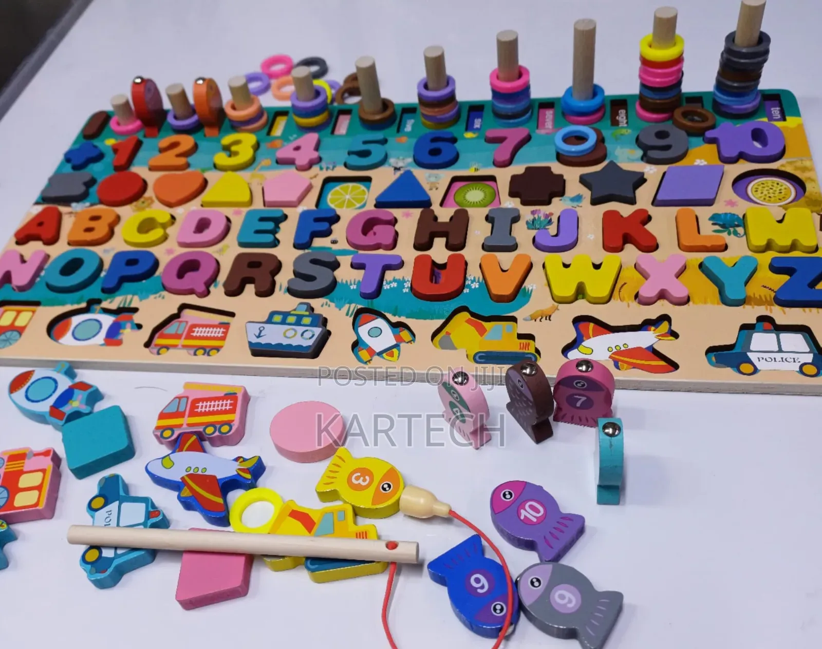8 in 1 Montessori Kids Wooden Early Learning Toys
