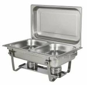 Double Stainless Steel Rectangle Chaffing Dish - thumbnail 2