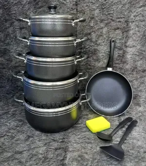 Nonstick Black Sufuria / Cooking and Serve Sufuria