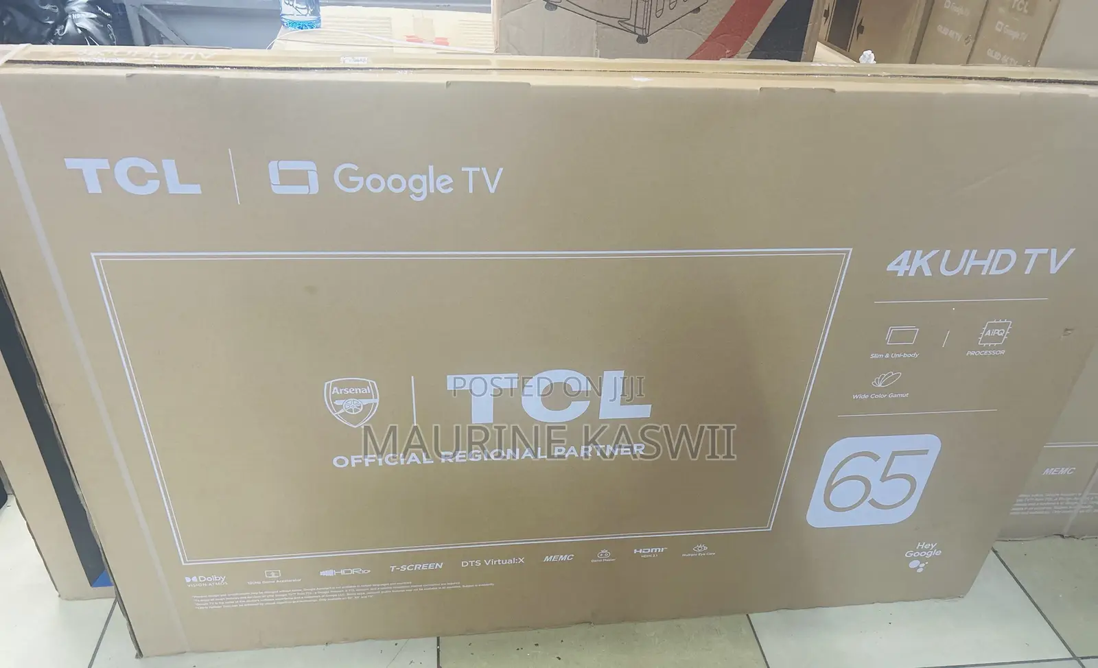 TCL 65 Inch P755 Uhd Google