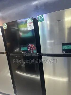Hisense 203liters No Frost Double Door (Black Silver