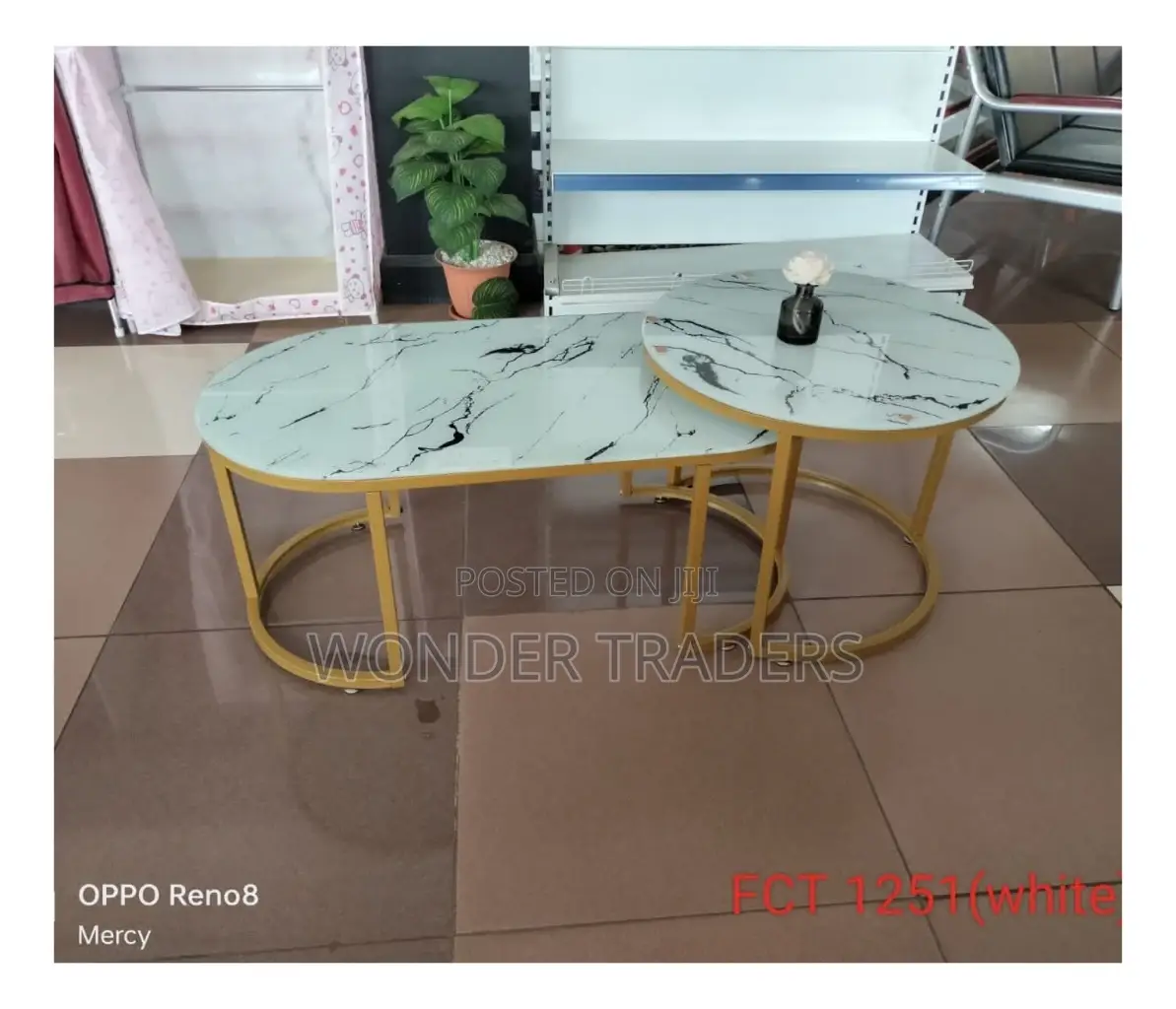 White Marble Coffee Table