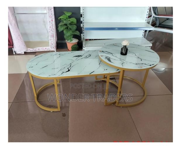 Coffee Table,White Marble Coffee Table - main view