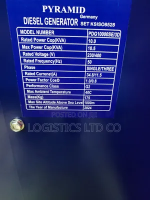 Pyramid Germany 10kva Three Phase Diesel Generator With ATS