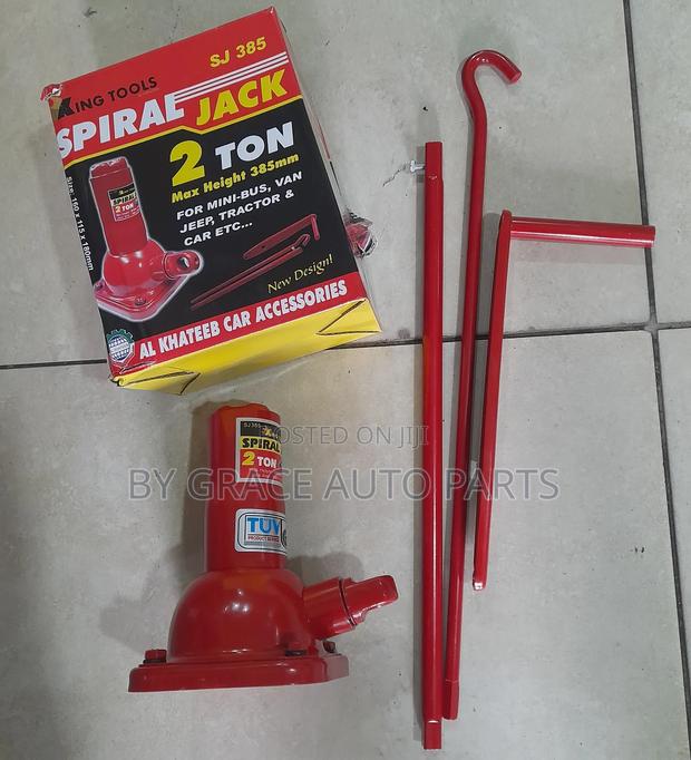 Best Spiral Car Jack Red