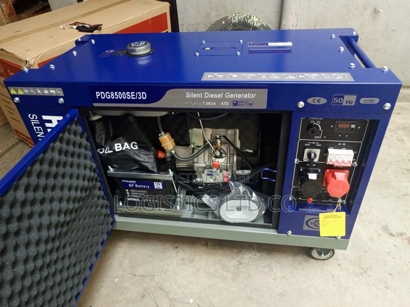Pyramid Germany PDG 8kva 3 Phase Diesel Generator With Ats