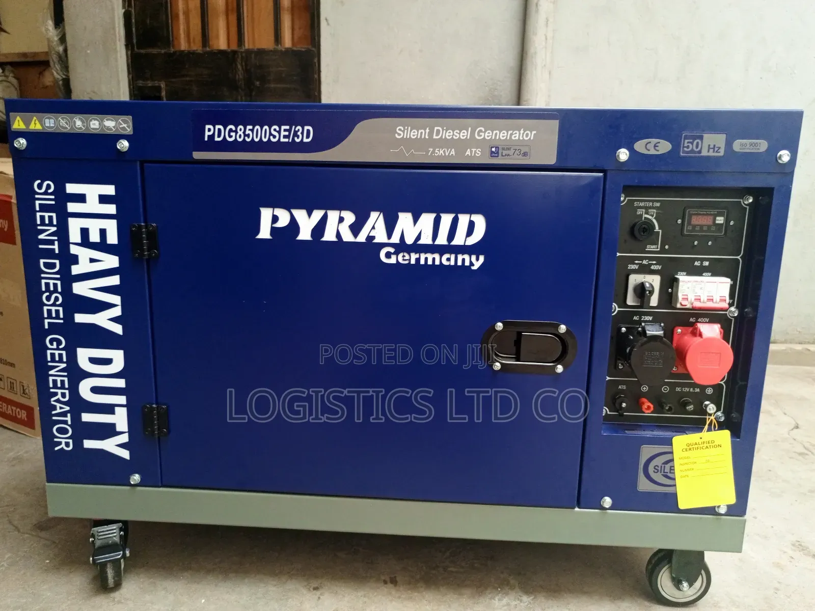 Pyramid Germany PDG 8kva 3 Phase Diesel Generator With Ats