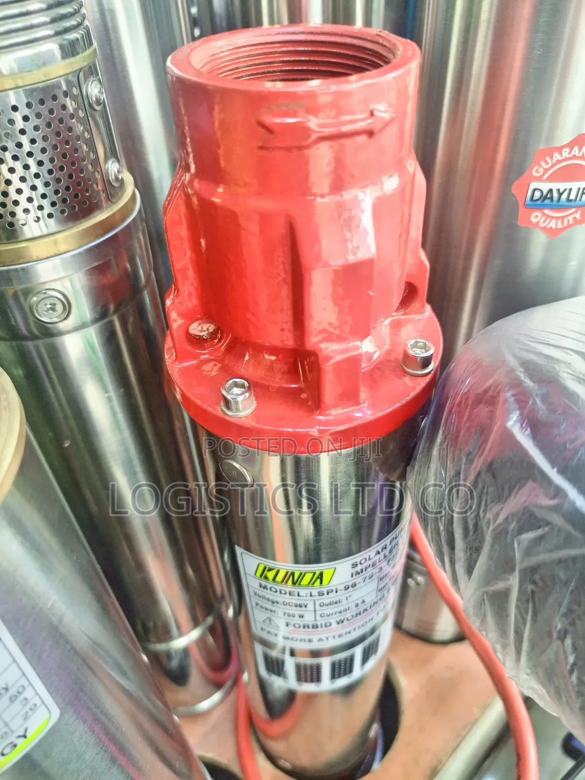 Kunda 75m Solarpump 96v 750watts Impeller Type