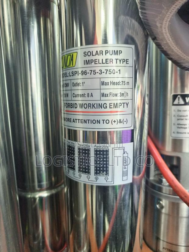 Kunda 75m Solarpump 96v 750watts Impeller Type - thumbnail 3