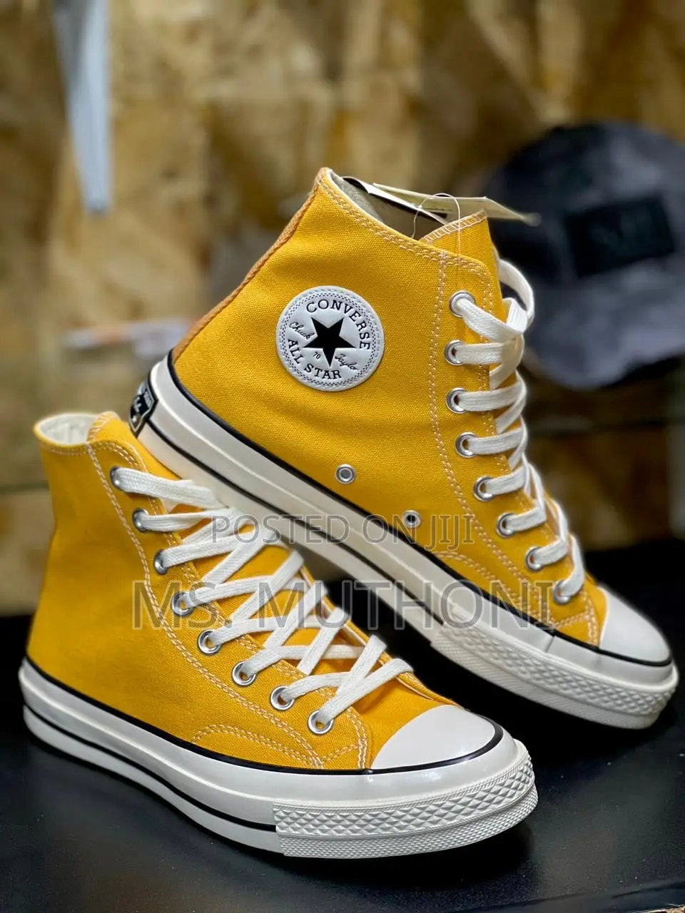 Converse High Cut Mustard Yellow. 38-44