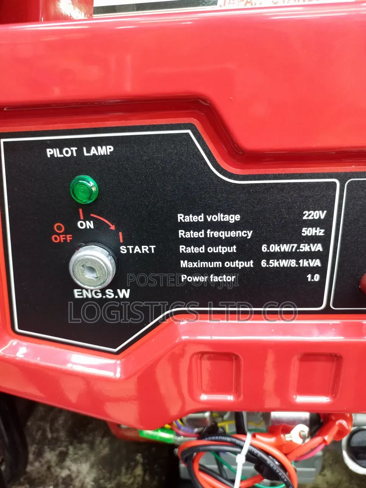 Pioneer Japan Lt8000n6 7.5kva - 8.1kva Petrol Generator