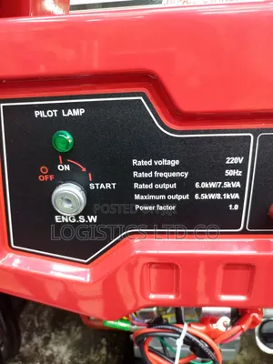 Pioneer Japan Lt8000n6 7.5kva - 8.1kva Petrol Generator