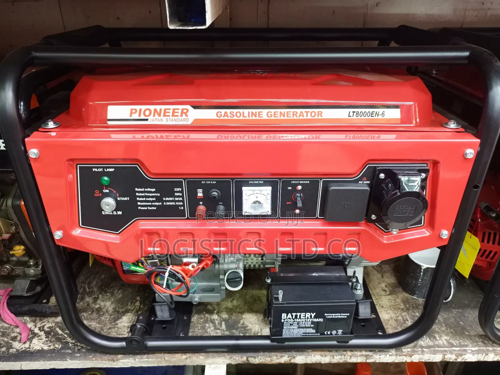Pioneer Japan Lt8000n6 7.5kva - 8.1kva Petrol Generator
