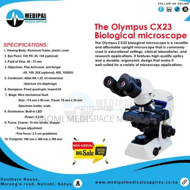 New Olympus Cx23 Microscope - thumbnail 3