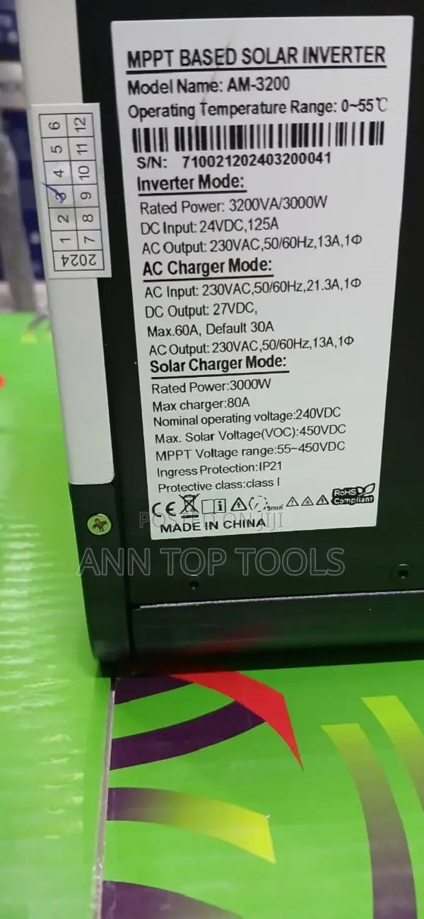 3.2 Kva Amizar Solar Hybrid Inverter