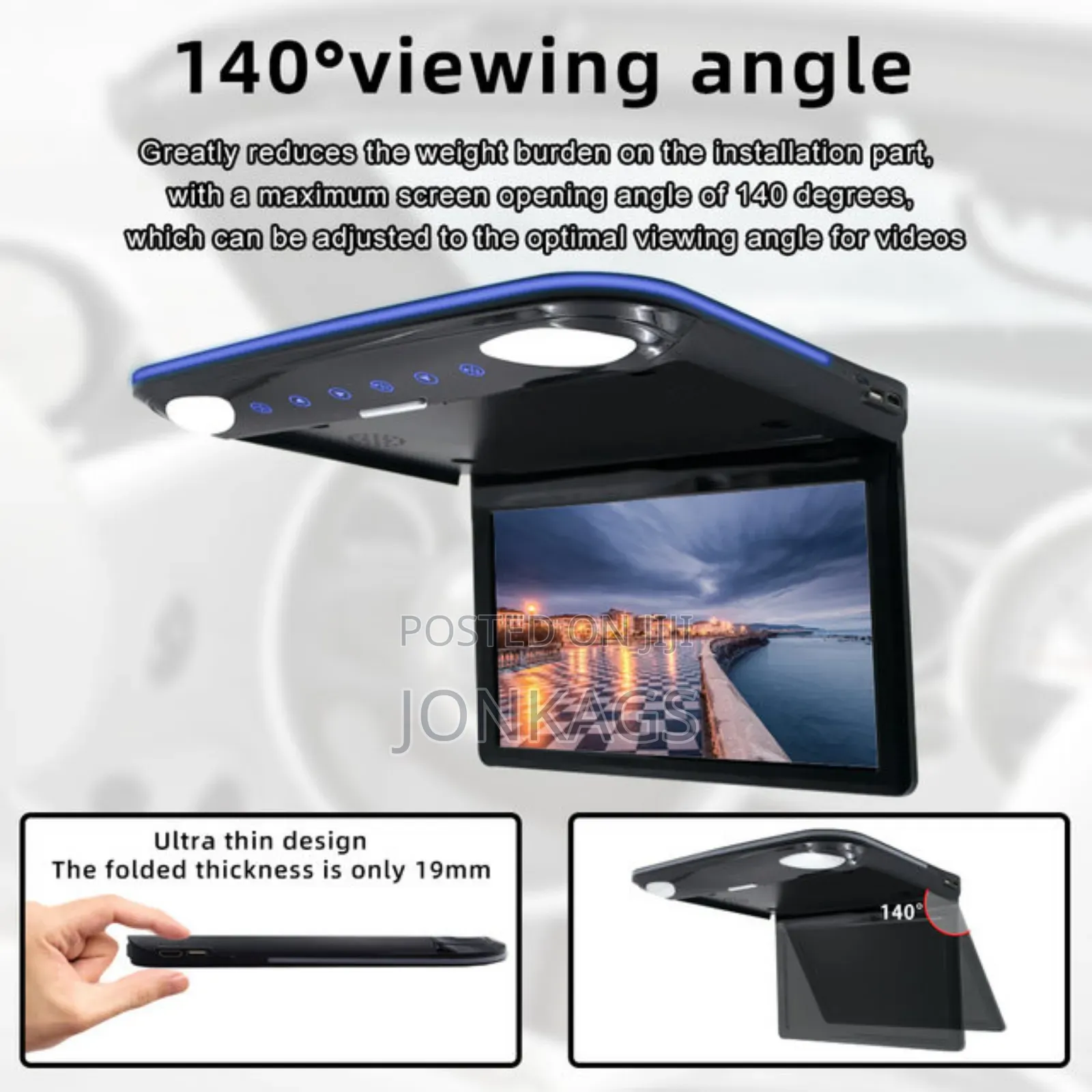 12.1 Inches Car Roof Top TFT Monitor