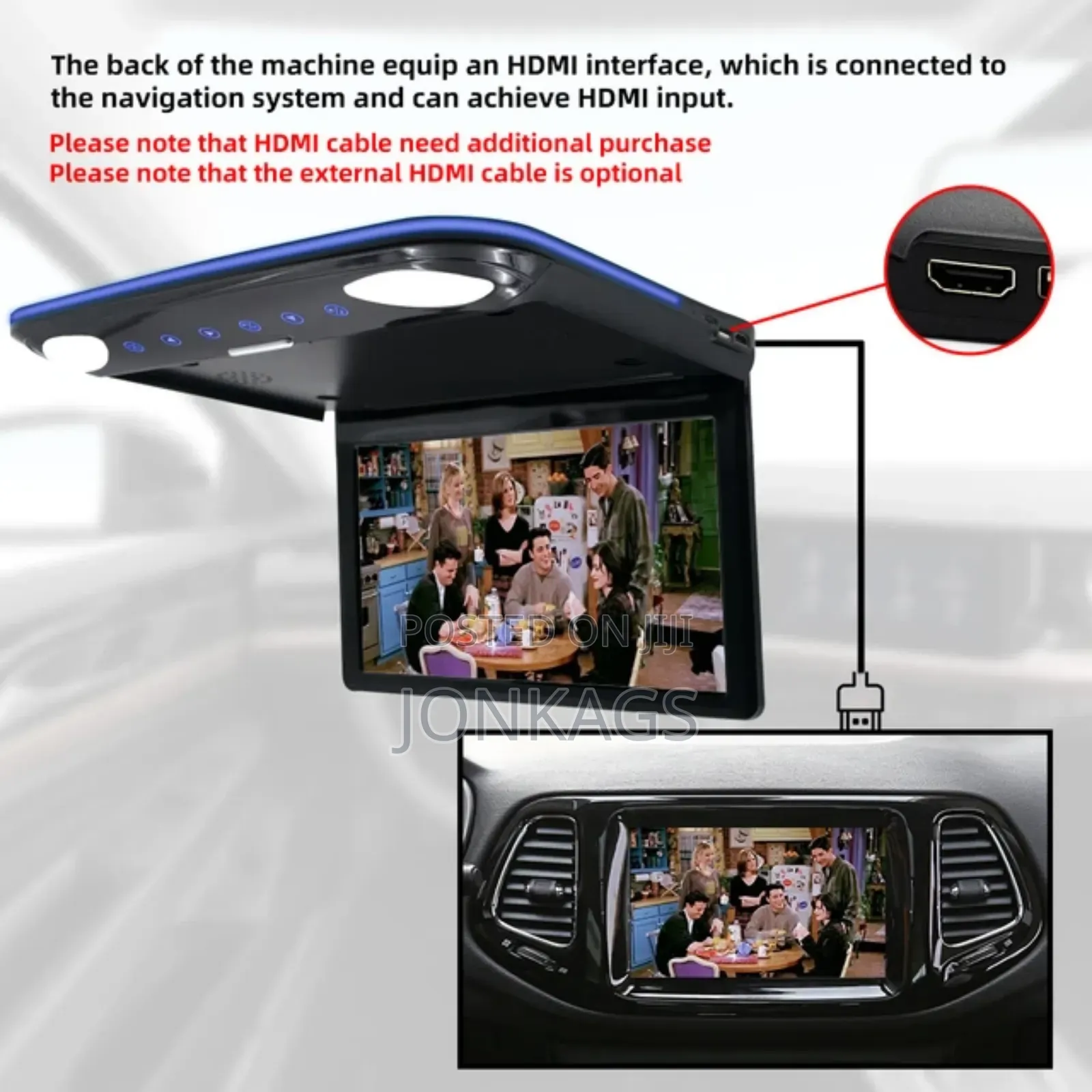 12.1 Inches Car Roof Top TFT Monitor