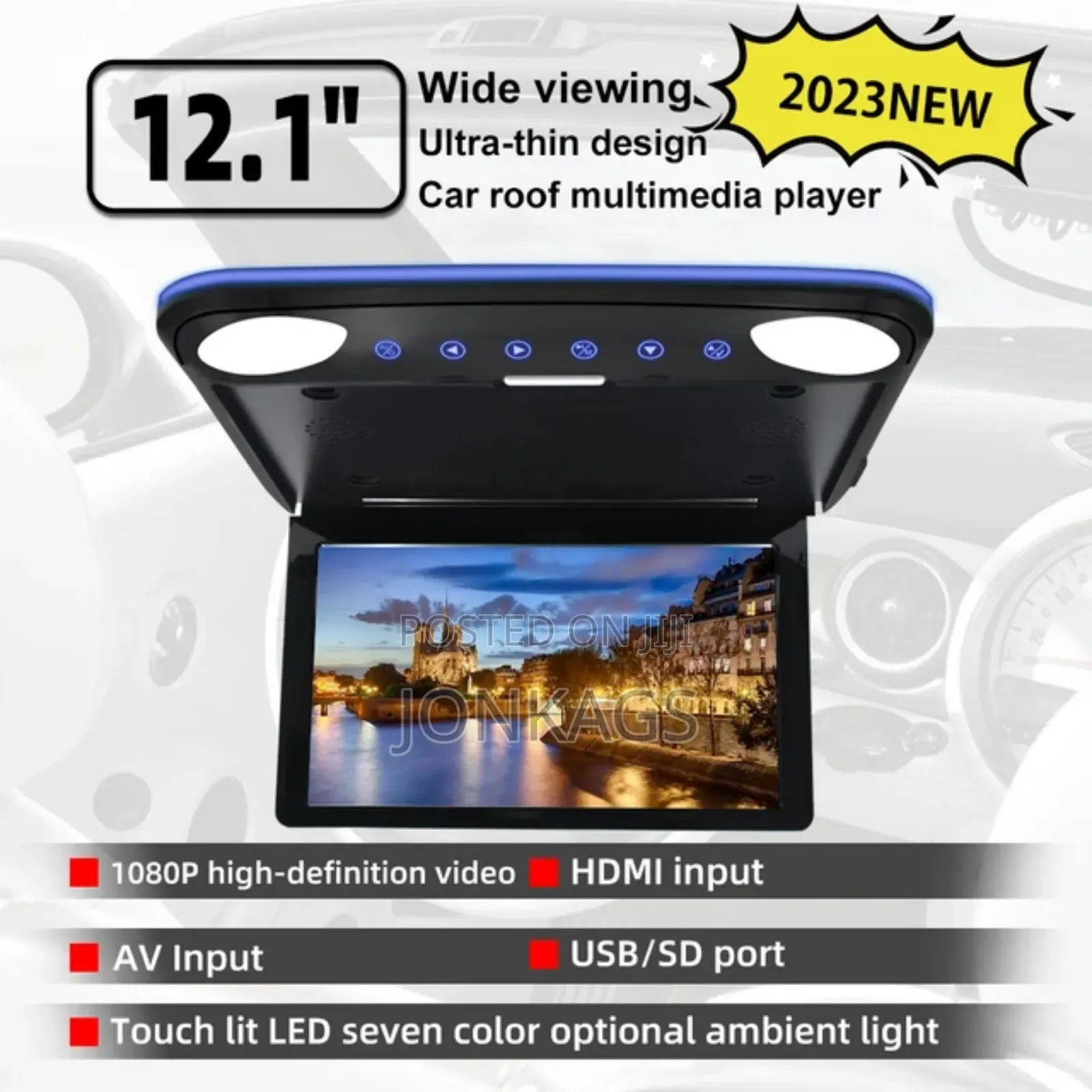 12.1 Inches Car Roof Top TFT Monitor