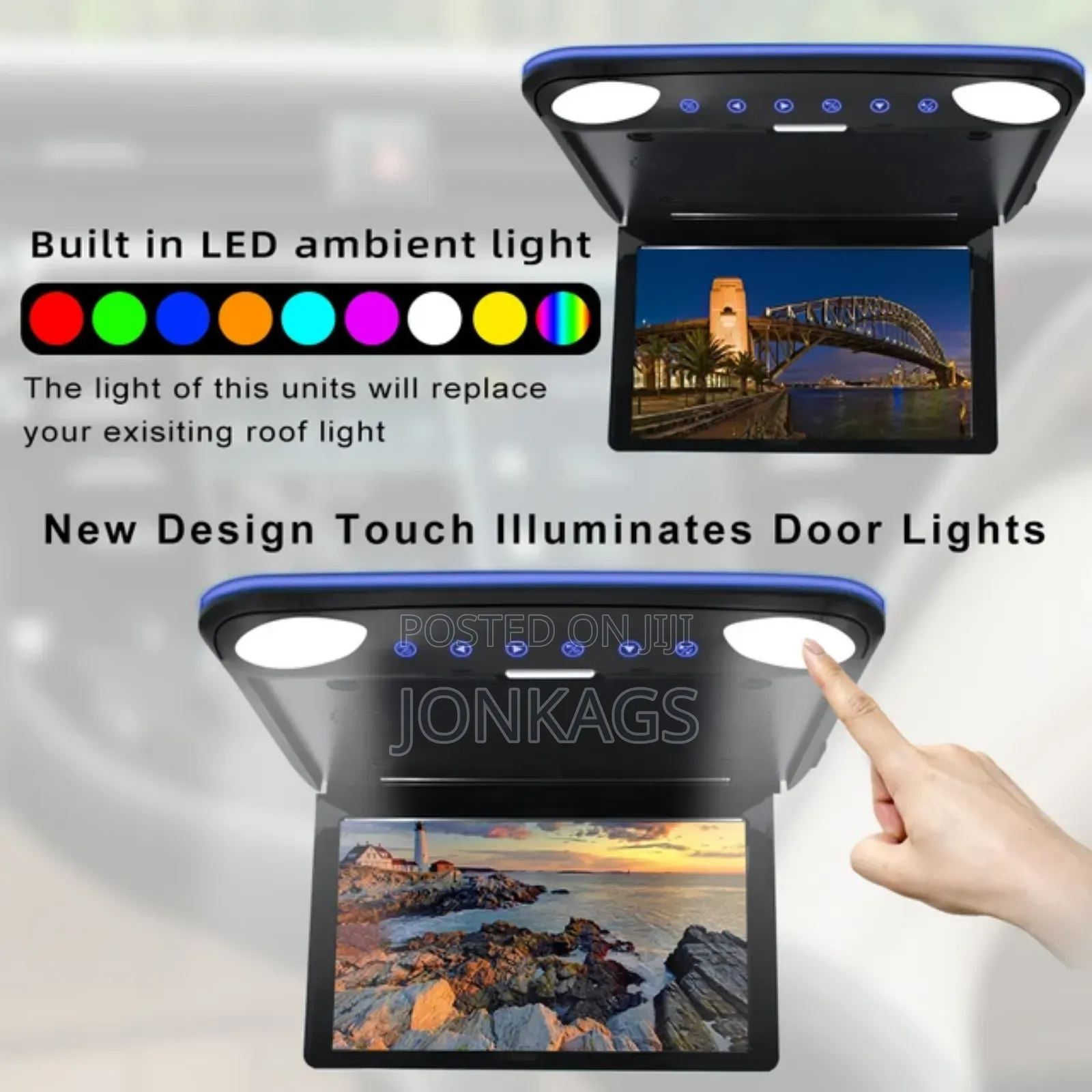 12.1 Inches Car Roof Top TFT Monitor