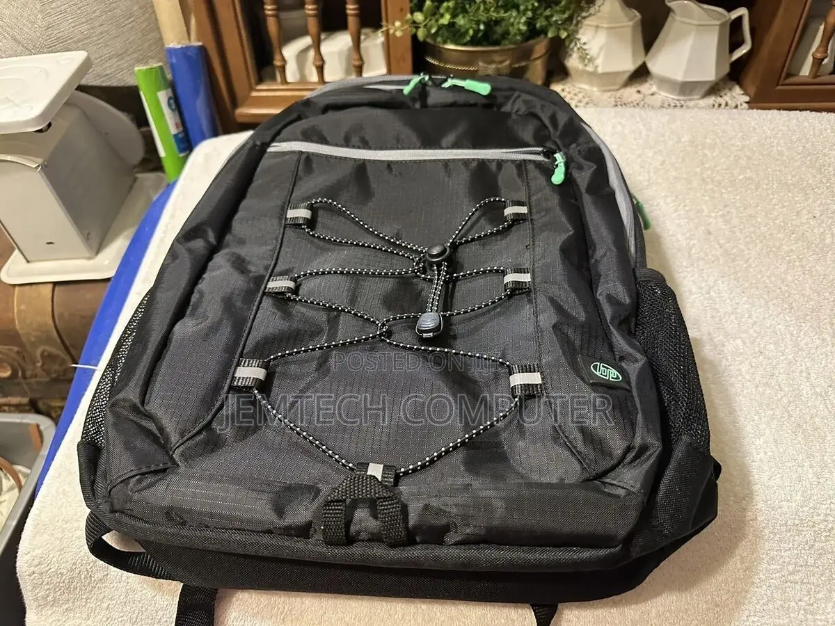 HP 15.6" Active Backpack - Black/Mint Green