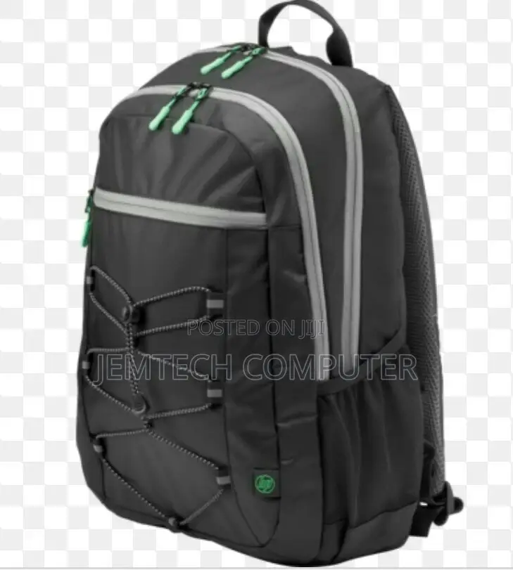 ~HP 15.6" Active Backpack - Black/Mint Green