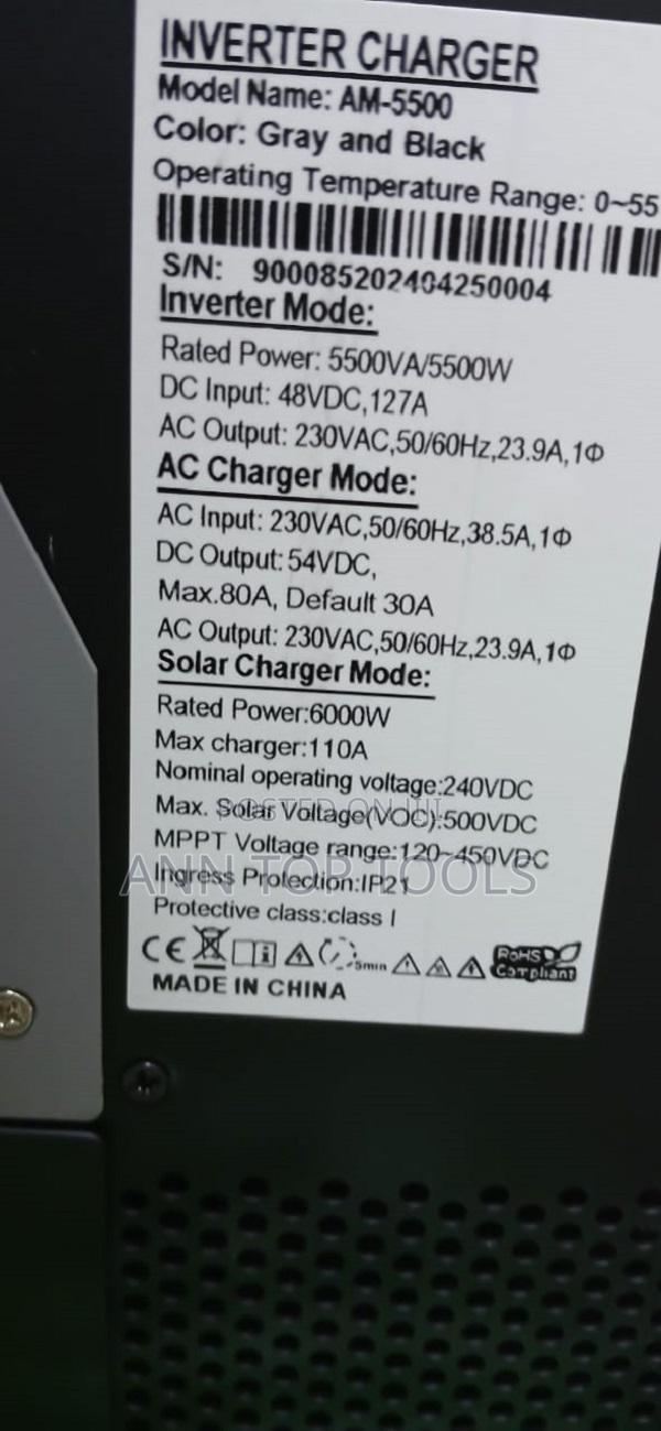5.5 Kva Amizar Solar Hybrid Inverter