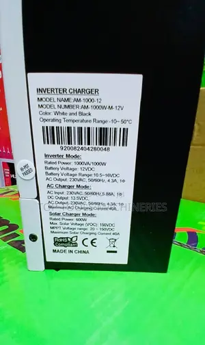 1 Kva Amizar Solar Inverter 12V
