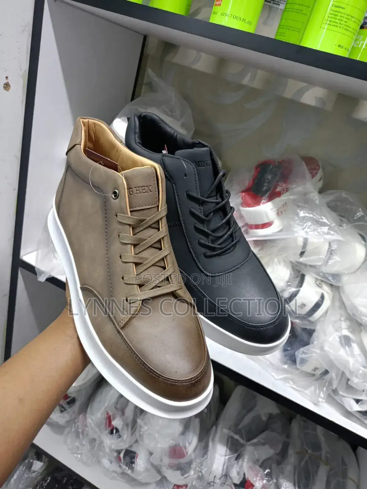 Leather Ming Hex Boots