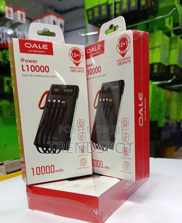 Oale Ipower L2 10000mah Powerbank 1w Months Warranty