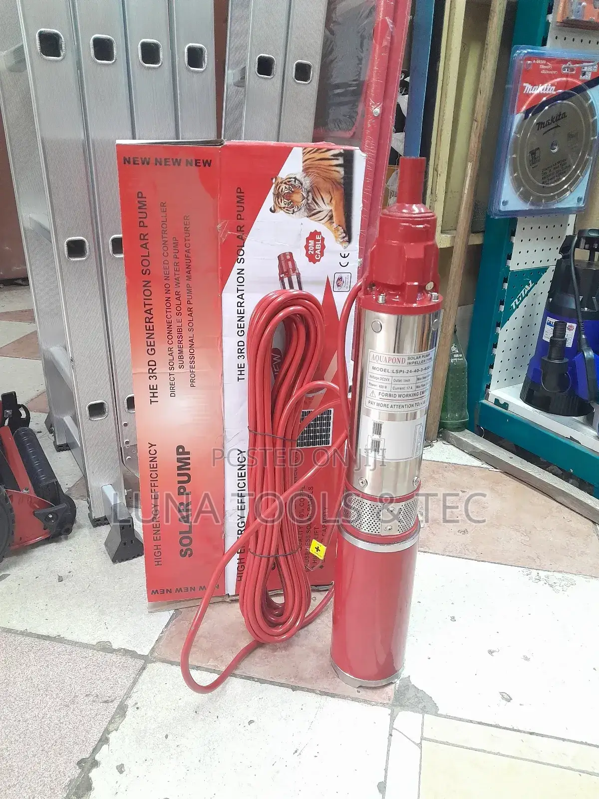 Solar Water Pump,50m.Head,400w.