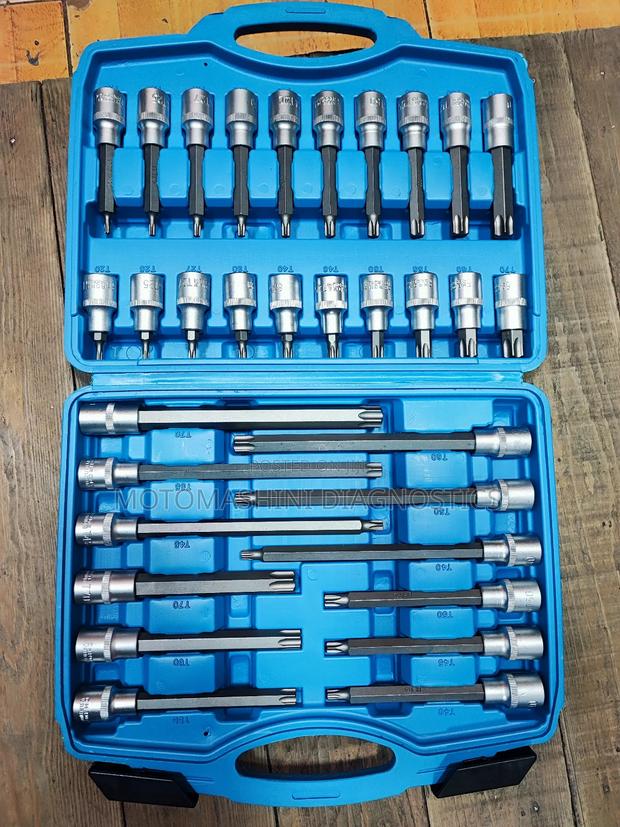 Heavy Duty 32 Piece 1/2 Inch Socket Torx Star - Extra Long - main view