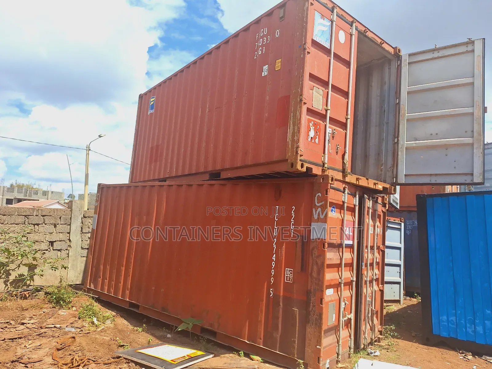 20ft Empty Containers- Limited Stock.