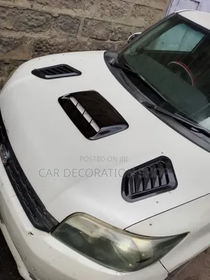 Car Bonnet Fitted With Black Hood Scoop and 2 Air Vents