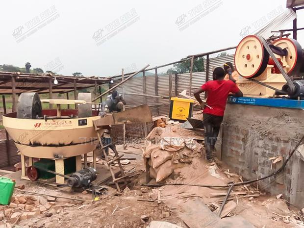 Mining Equipment Ore Grinding Mill Wet Pan With Double Wheel